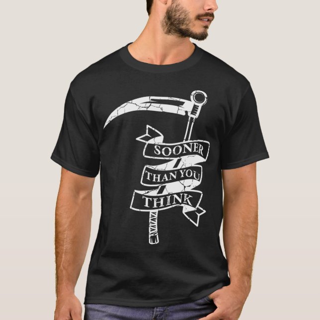 Grim Reaper Scythe Grim Reaper Fan T-Shirt (Front)