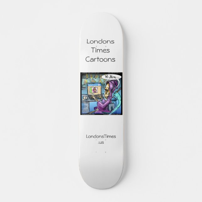 Grim Reaper & Skythe Funny Skateboards (Front)
