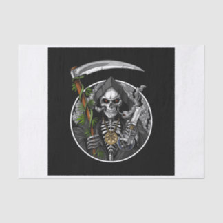 Grim Reaper Smoking Weed Tissue Paper