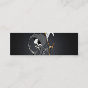 Grim Reaper Toon Mini Business Card