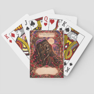 Grim Reaper Wedding Guest Book Signing Deck Playing Cards