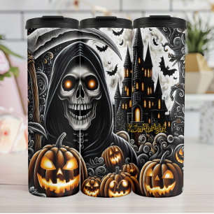 Grim Reaper's Halloween Night Thermal Tumbler