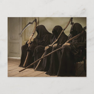 Grim Reapers Waiting For You Postcard