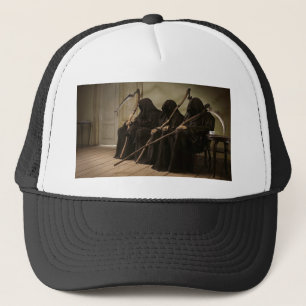 Grim Reapers Waiting For You Trucker Hat