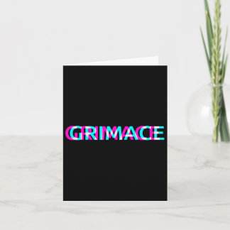 Grimace Edgy Aesthetic Grunge Emo Pastel Goth Hall Card