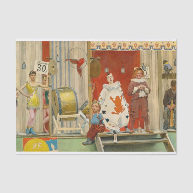 Grimaces And Misery, The Acrobats by Fernand Pelez Tissue Paper (Front)