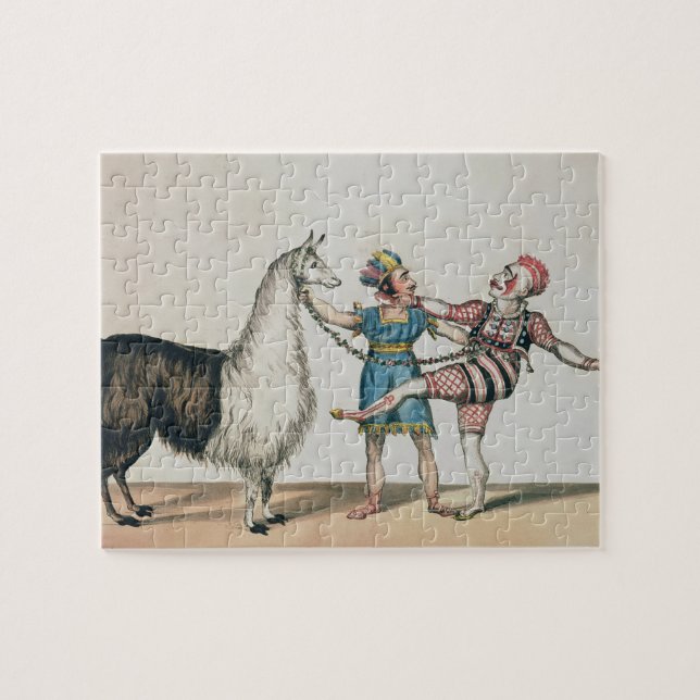 Grimaldi and the Alpaca, in the Popular Pantomime Jigsaw Puzzle (Horizontal)