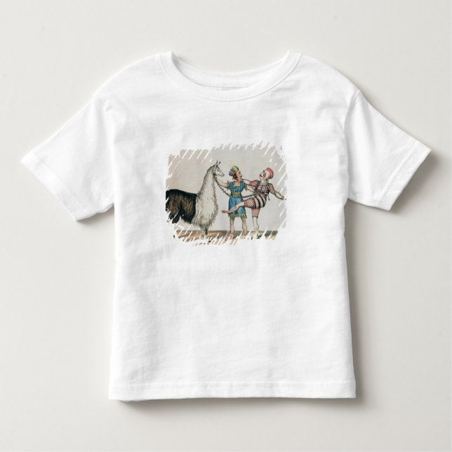 Grimaldi and the Alpaca, in the Popular Pantomime Toddler T-Shirt (Front)