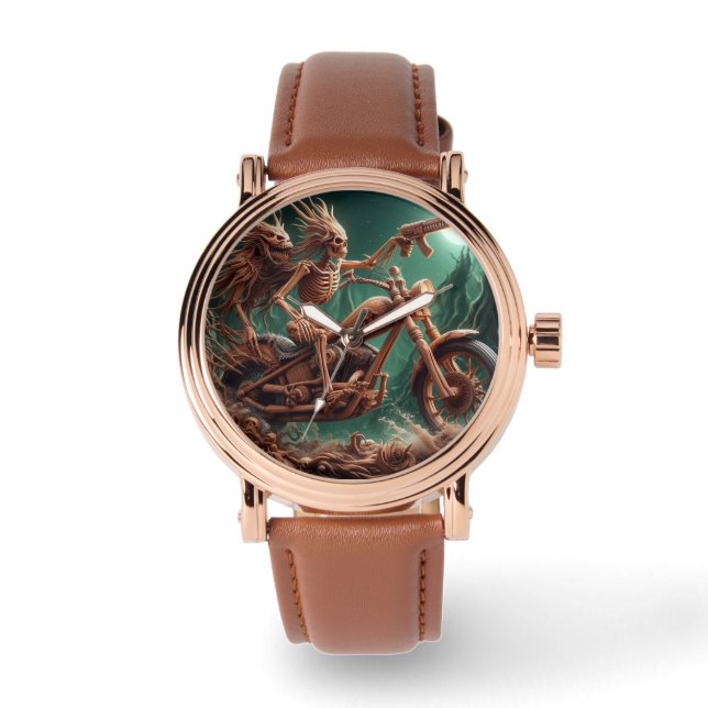 Grimbone and Skulldust, mounted their big chopper  Watch (Front)