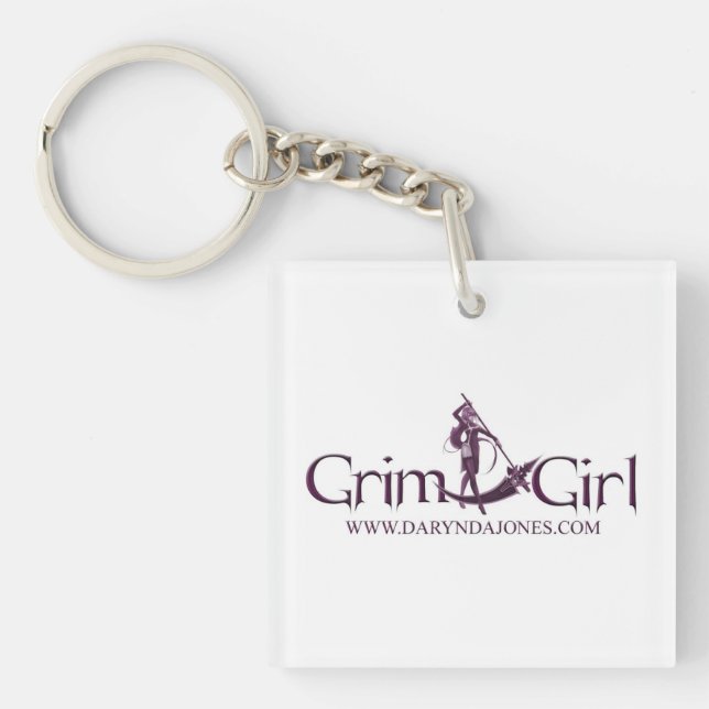GrimGirl Keychain (Front)