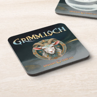 Grimmloch Goat Emblem Fantasy RPG Coaster