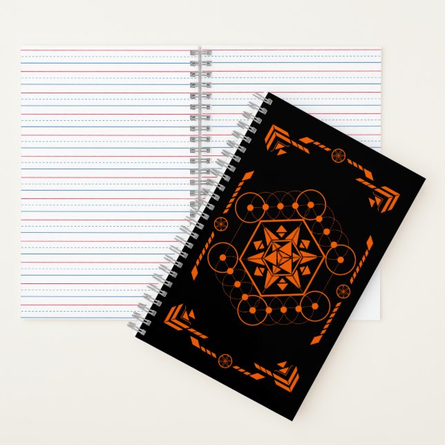 Grimoire Cosmos Pattern Notebook (Inside)