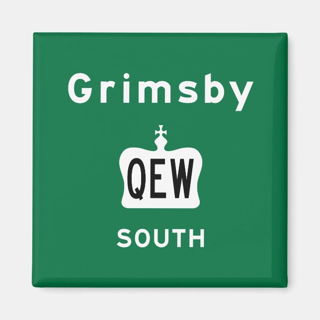 Grimsby QEW Magnet (Front)