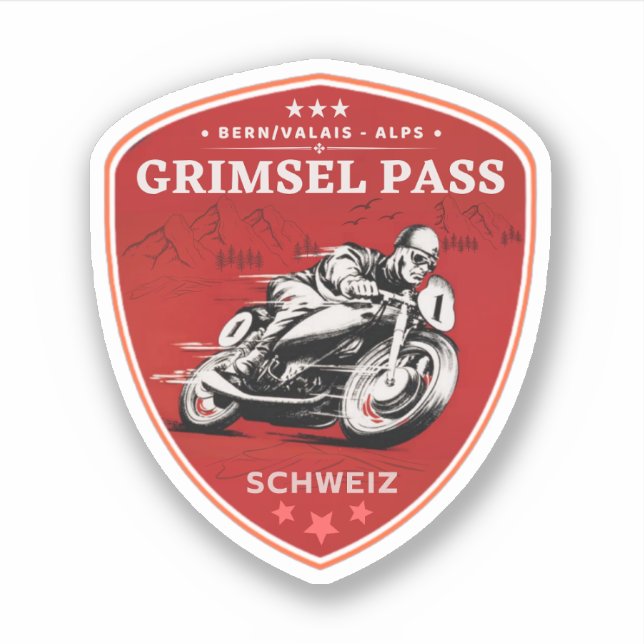  Grimsel Pass swiss–alps motorcycle tour (Front)