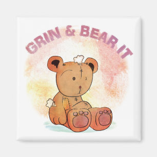 grin and bear it magnet