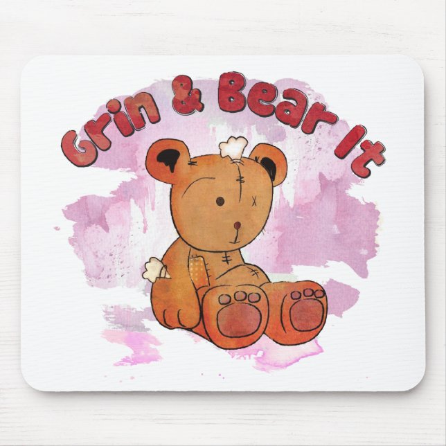 grin and bear it mousepad (Front)