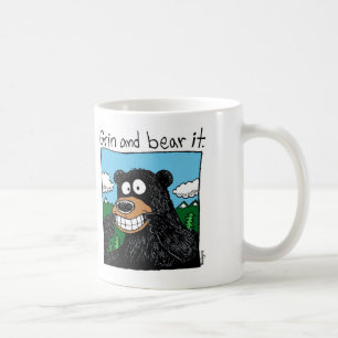 grin & bear it coffee mug
