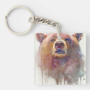 "Grin & Bear it" Key Ring