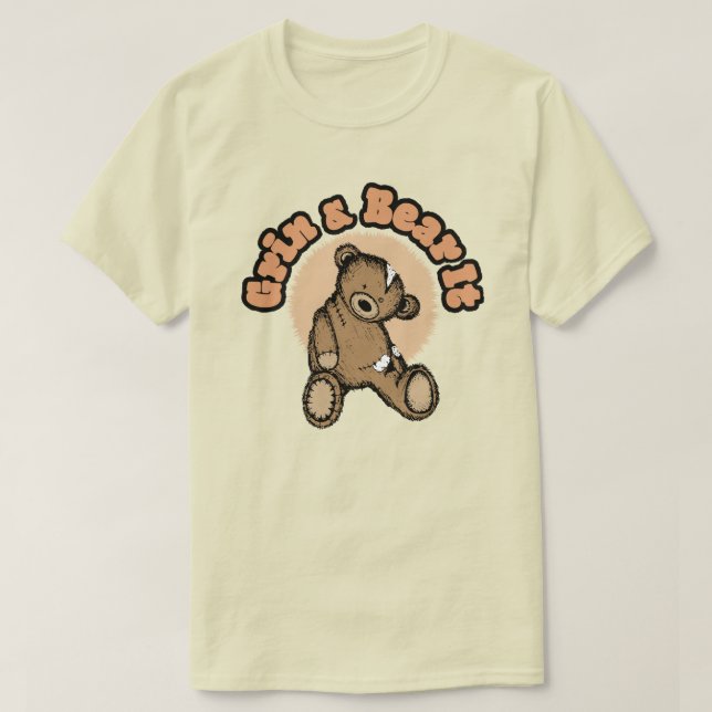 Grin & Bear It T-Shirt (Design Front)