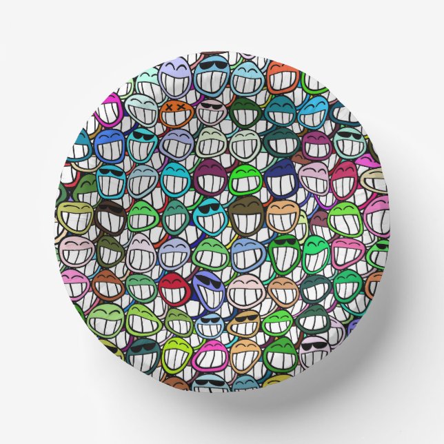 Grin! Paper Plate (Front)
