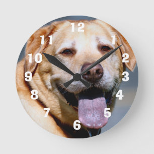 Grin Round Clock