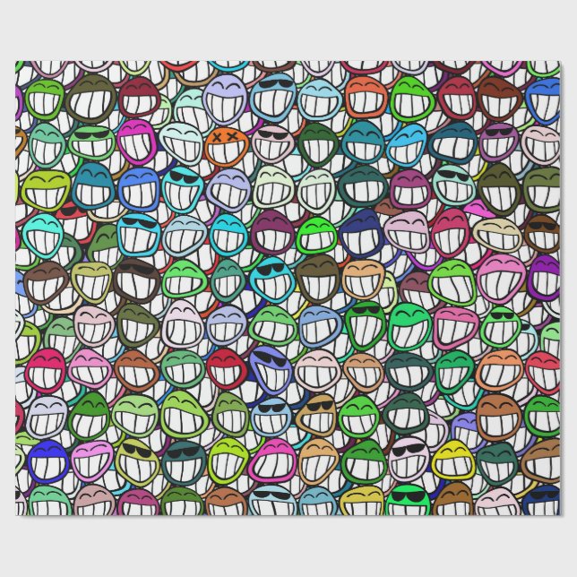 Grin! Wrapping Paper (Flat)