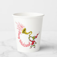 Grinch Blowing the Merry Grinchmas Horn