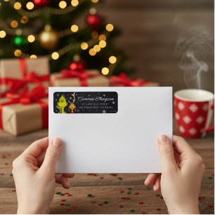 Grinch Chalkboard Birthday