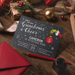 Grinch Chalkboard Birthday<br><div class="desc">Invite all your family and friends to your Grinch themed Birthday Party this year with these cute Dr. Seuss chalkboard invites. Personalize by adding all your party details.</div>