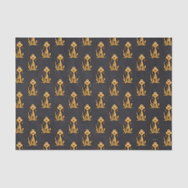 Grinch Chalkboard Birthday Tissue Paper (Front)