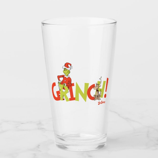 Grinch! Character Logo Graphic Glass (Front)