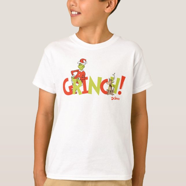 Grinch! Character Logo Graphic T-Shirt (Front)