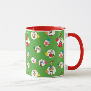 Grinch   Christmas Dot Pattern Mug