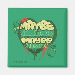 Grinch   Christmas Quote Magnet