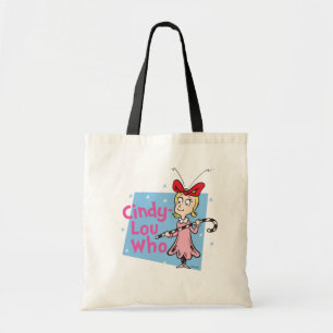 Grinch Cindy-Lou Who - Candy Cane Tote Bag