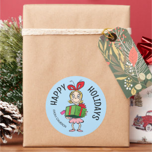 Grinch Cindy-Lou Who Christmas Gift Classic Round Sticker