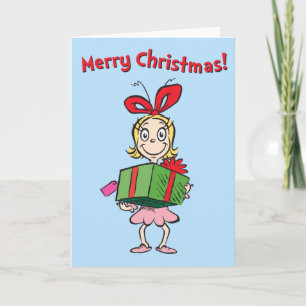 Grinch Cindy-Lou Who Christmas Gift Holiday Card