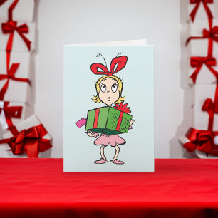 Grinch Cindy-Lou Who Christmas Gift Holiday Card