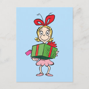 Grinch Cindy-Lou Who Christmas Gift Postcard