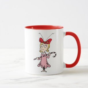 Grinch   Cindy-Lou Who - Holding Candy Cane Mug