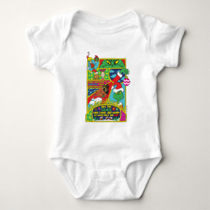Grinch Comic Graphic Baby Bodysuit