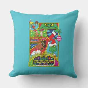 Grinch Comic Graphic Cushion