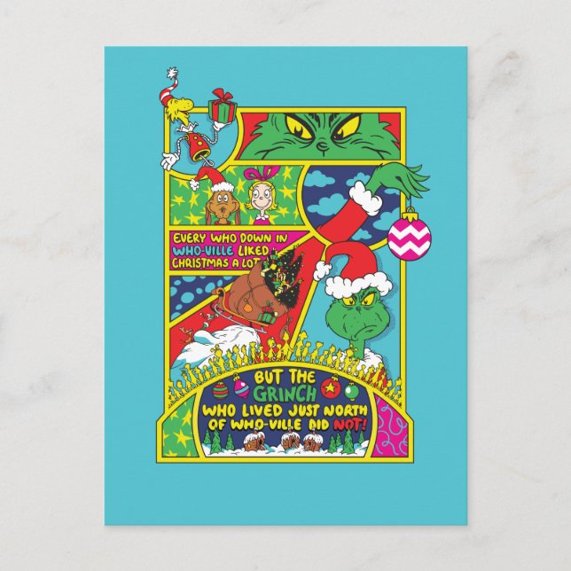 Grinch | Comic Graphic Postcard (Front)