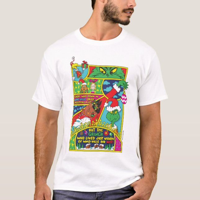Grinch | Comic Graphic T-Shirt (Front)