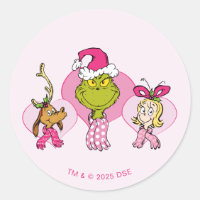 Grinch Crew in Pink Valentine's Portrait