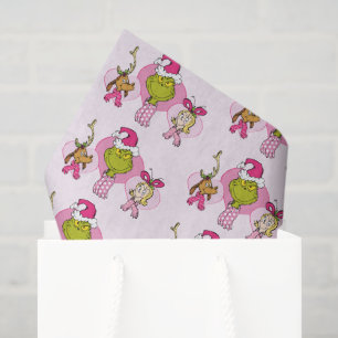 Grinch Crew in Pink Valentine's Portrait Tissue Paper