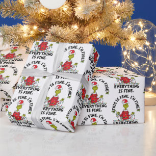 Grinch   Everything is Fine Wrapping Paper