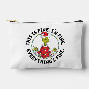 Grinch   Everything's Fine Accessory Pouch
