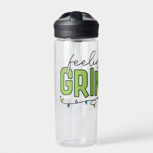 Grinch Feeling Extra Grinchy Today Water Bottle