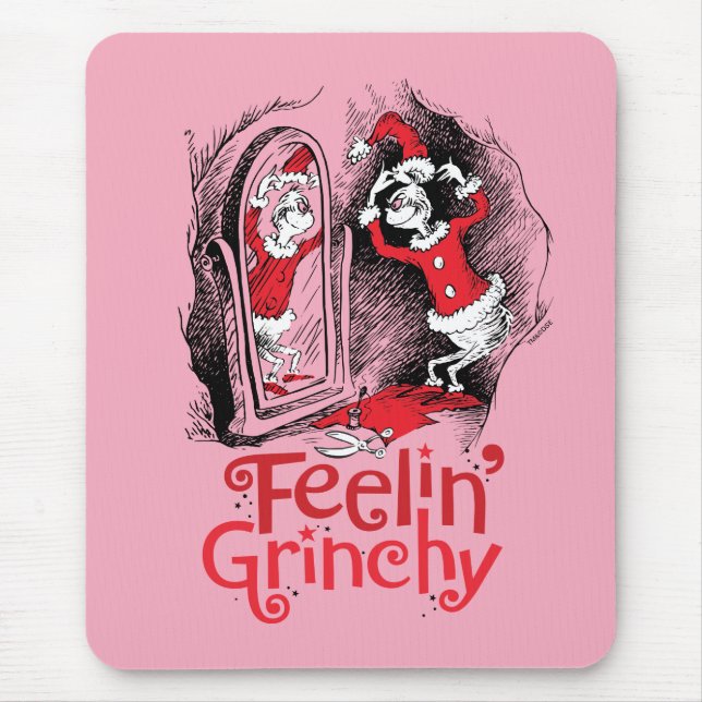 Grinch | Feeling Grinchy Mouse Pad (Front)